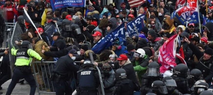 an escalating climate of hate in America. Jan 6 rioters at the US Capitol, Washington, DC
