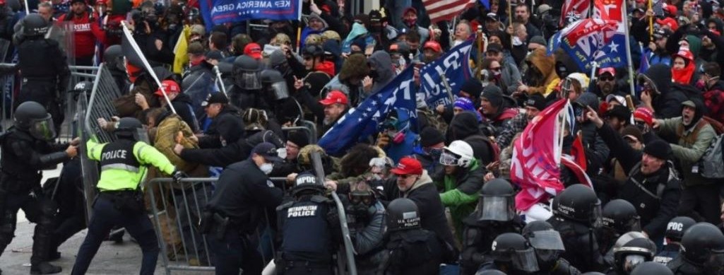 an escalating climate of hate in America. Jan 6 rioters at the US Capitol, Washington, DC