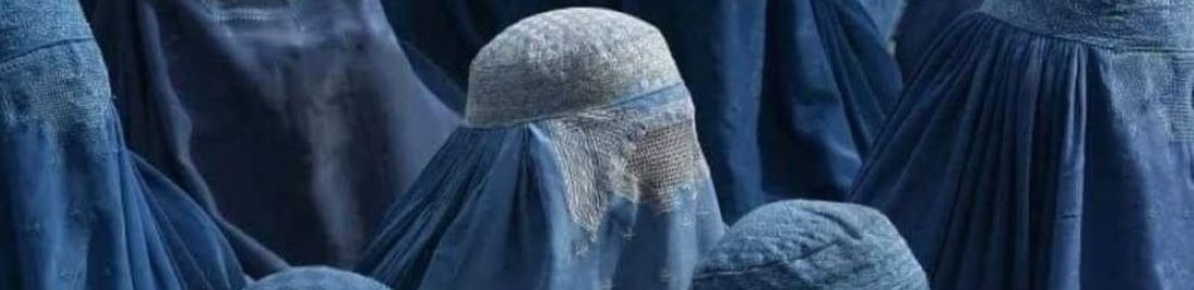 Kabul, October 2021, Blue Chadari, by Lara Kajs
